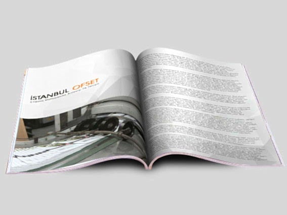 A4 Dergi dikey ebat 48 sayfa + kapak