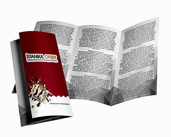 A4 Broşür 20 x 28 cm 2 Kırımlı