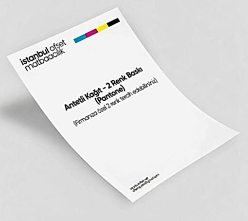 Antetli Kağıt 2 Renk Baskılı