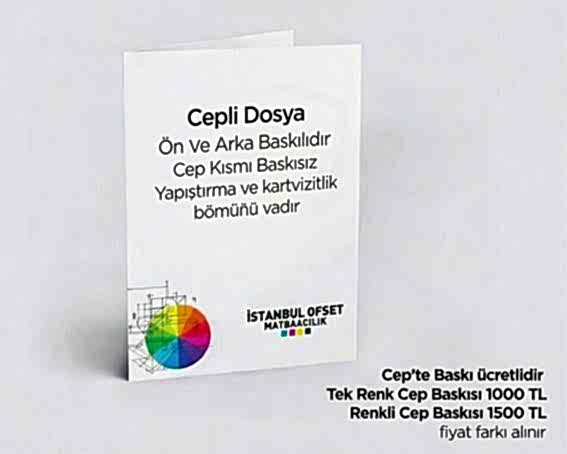 22x32 cm Standart Cepli Dosya - Baskısız Cep 