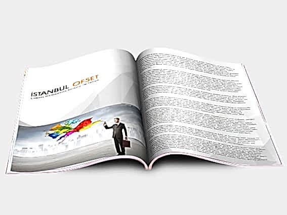 A4 Dergi dikey ebat 32 sayfa + kapak