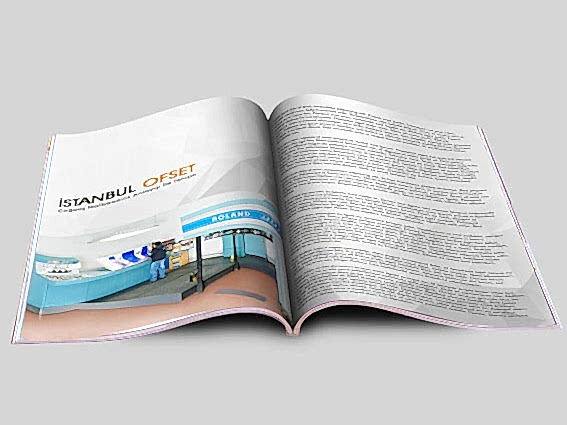 A4 Dergi dikey ebat 72 sayfa + kapak