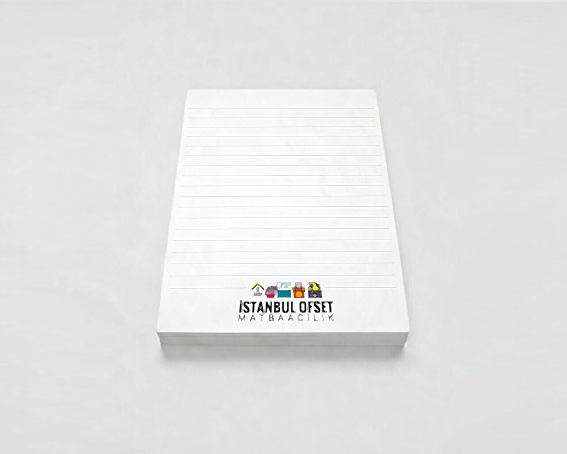 A6 Bloknot 10x14 cm Tutkallı 50’li CMYK Full Color